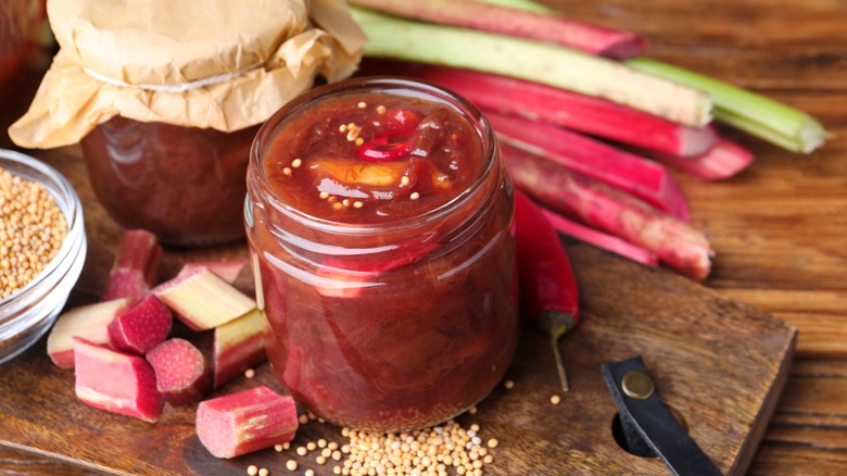 rhubarb salsa