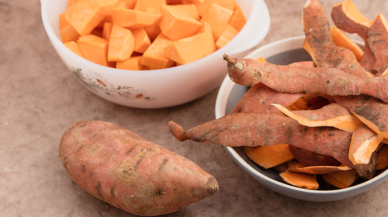 Prepared sweet potatoes 