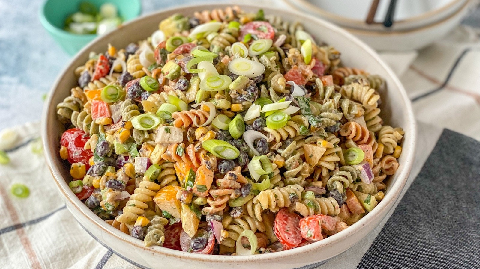 Give Your Pasta Salad A Southwestern Twist With Chipotle Dressing