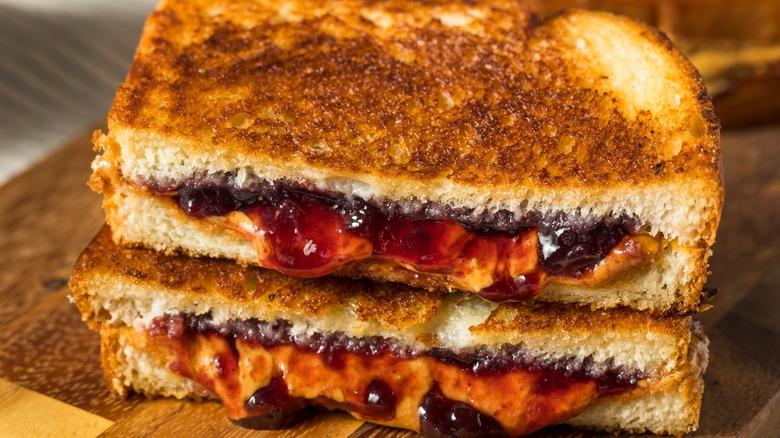 grilled pb&j