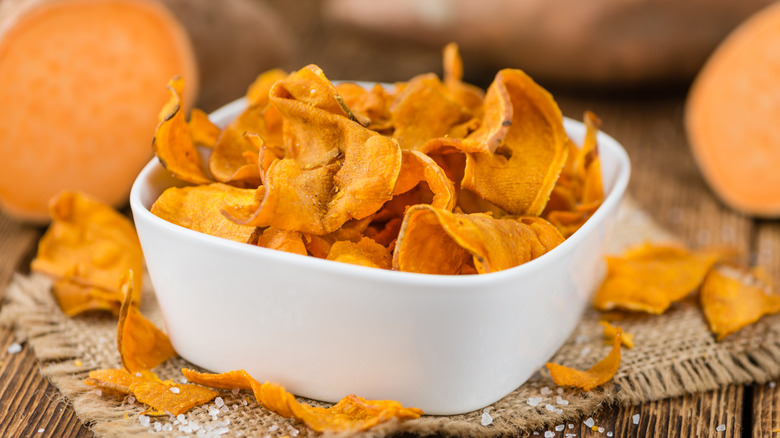 Sweet potato chips