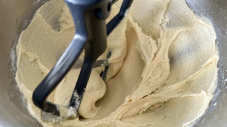 Donut batter in bowl