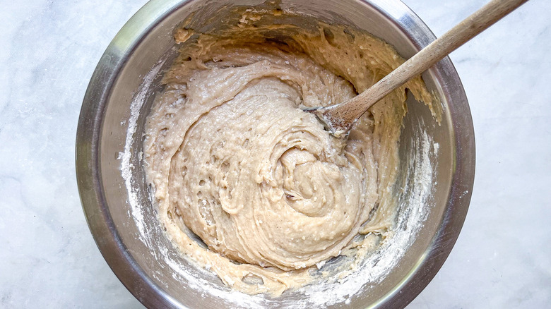 donut batter in bowl