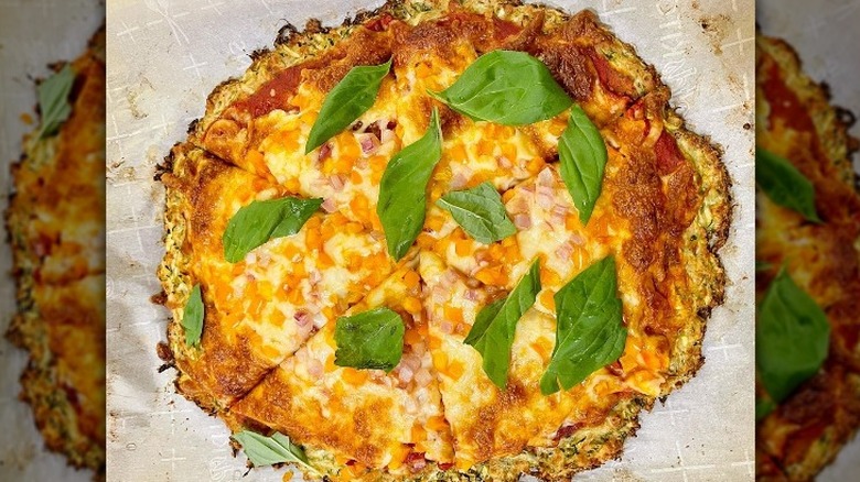 zucchini crust pizza 