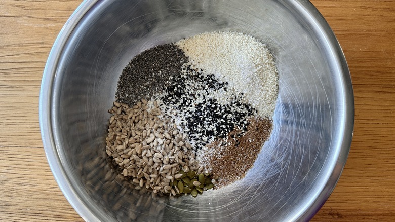 various seeds in bowl