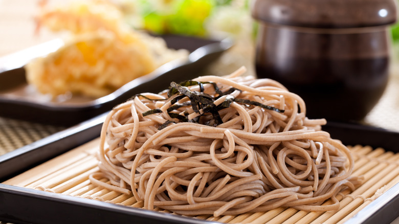 Buckwheat soba noodles