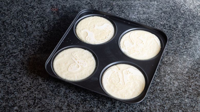 batter in baking tray