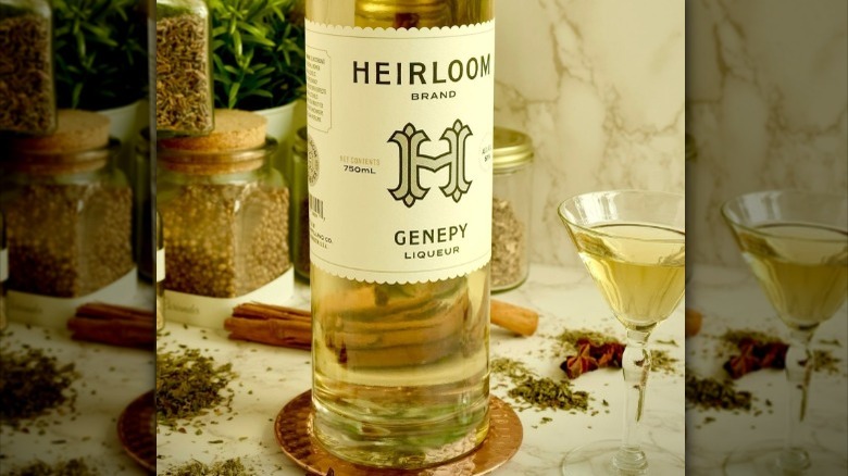 Genepy liqueur