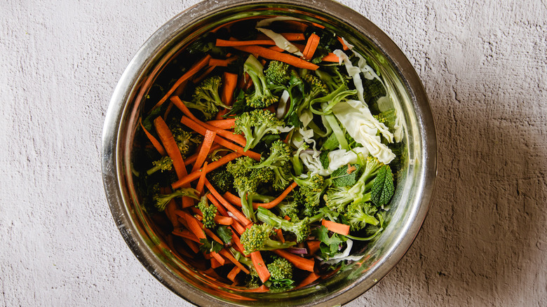 Ingredients in bowl