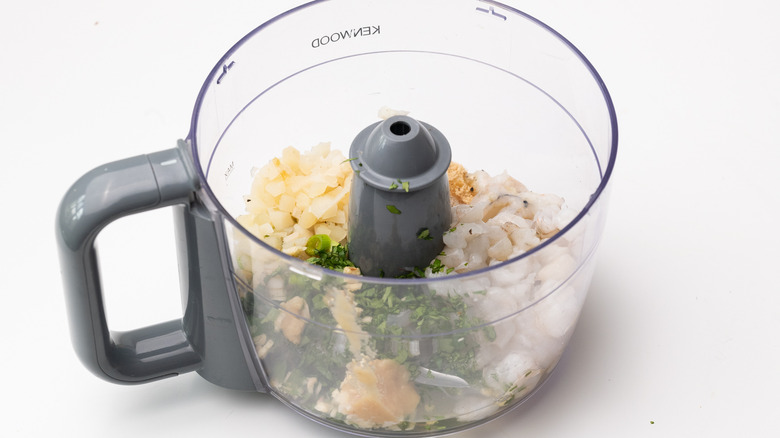 shrimp ingredients in food processor