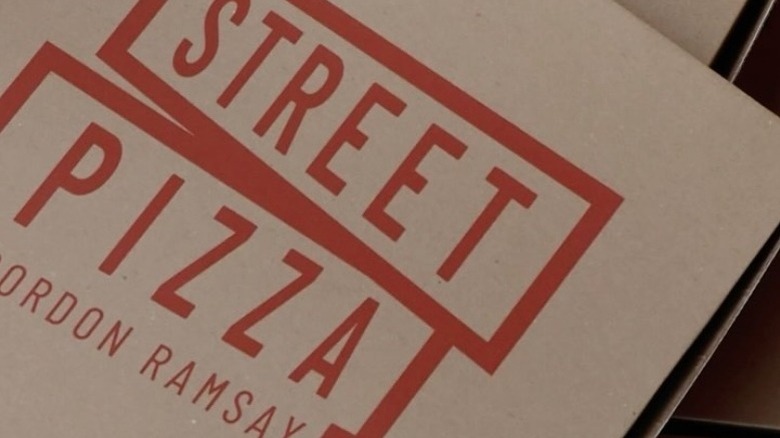 Gordon Ramsay Street Pizza box