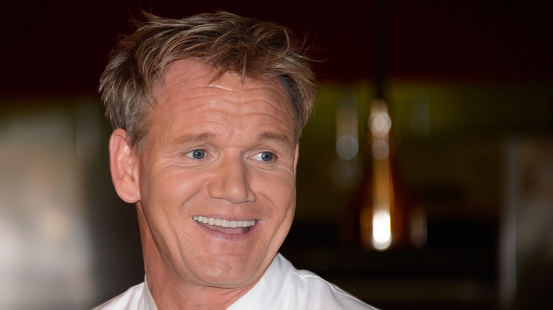 Gordon Ramsay smiling