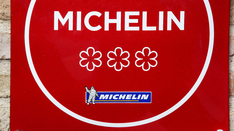 three-Michelin star sign