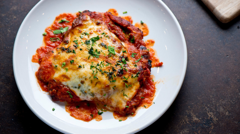 Chicken parm plate