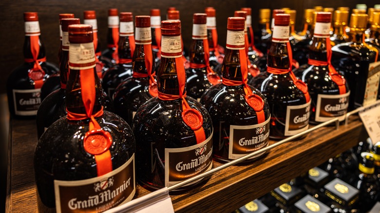 Grand Marnier bottles on shelf