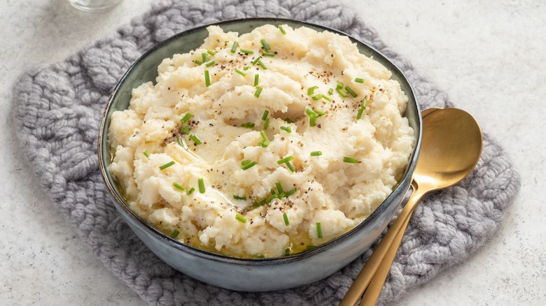 Grated Parmesan Is The Secret To Thicker Mashed Cauliflower