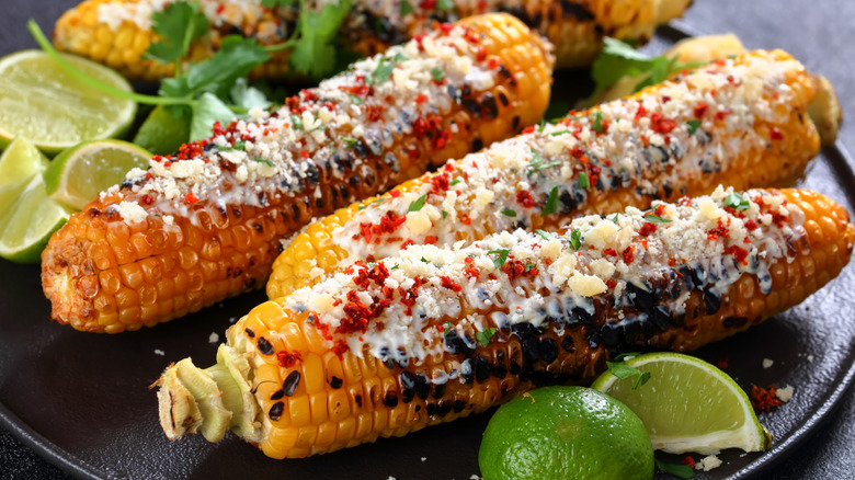 Grilled Mexican Street Corn