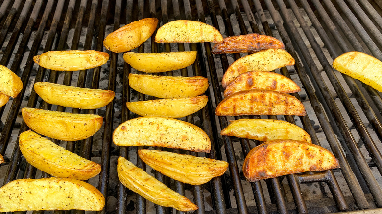 wedges on the grill