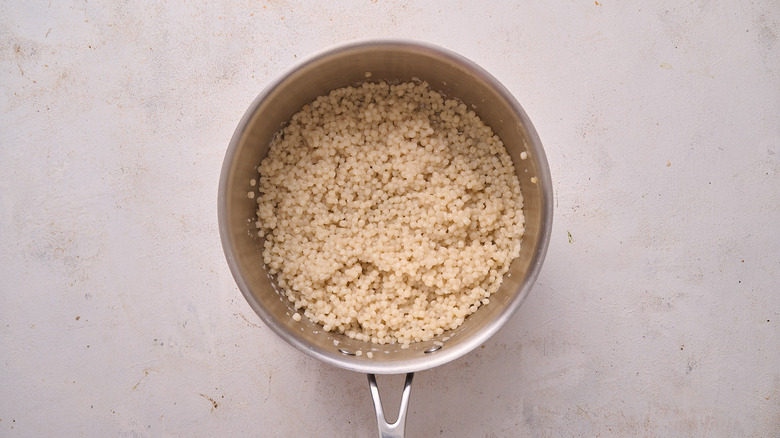 couscous in pot