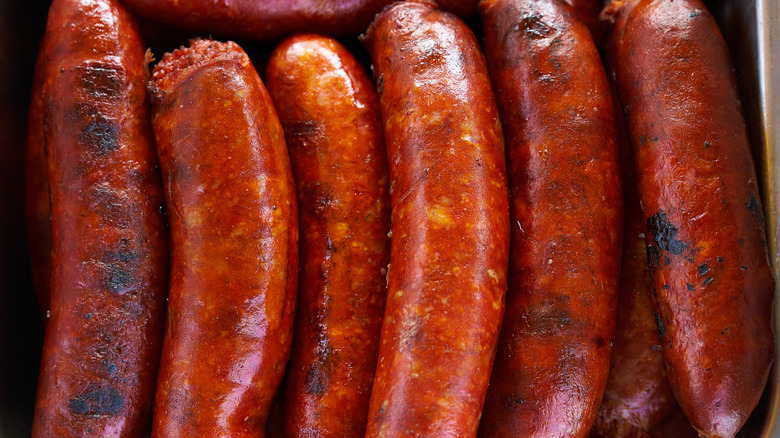 Mexican chorizo sausages