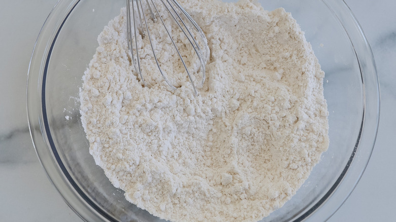 flour in bowl