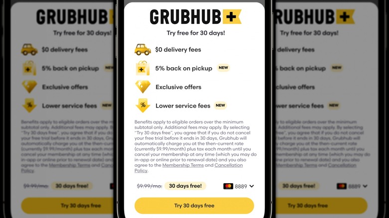 Grubhub+ App