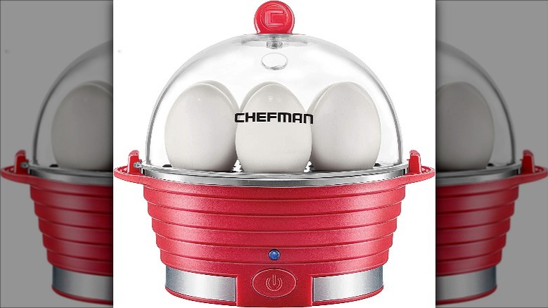 red chefman electric egg cooker