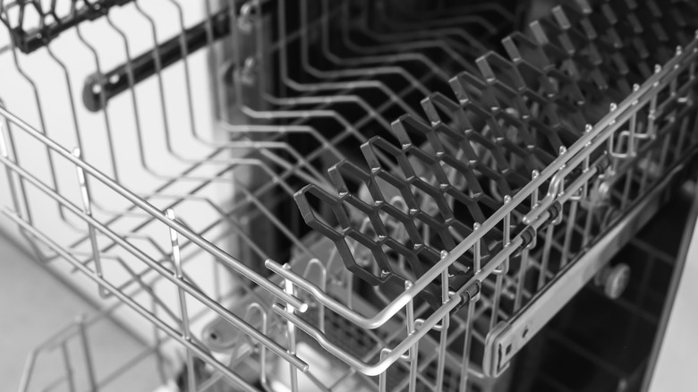 top rack of dishwasher