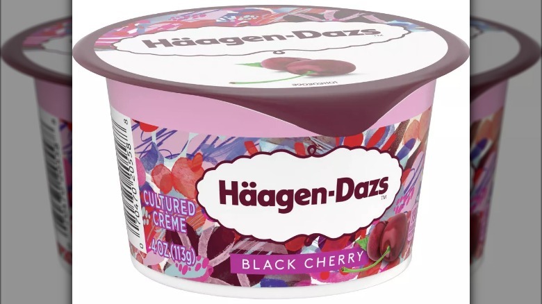 Häagen-Dazs Black Cherry yogurt