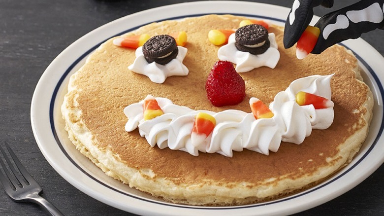 IHOP halloween pancake