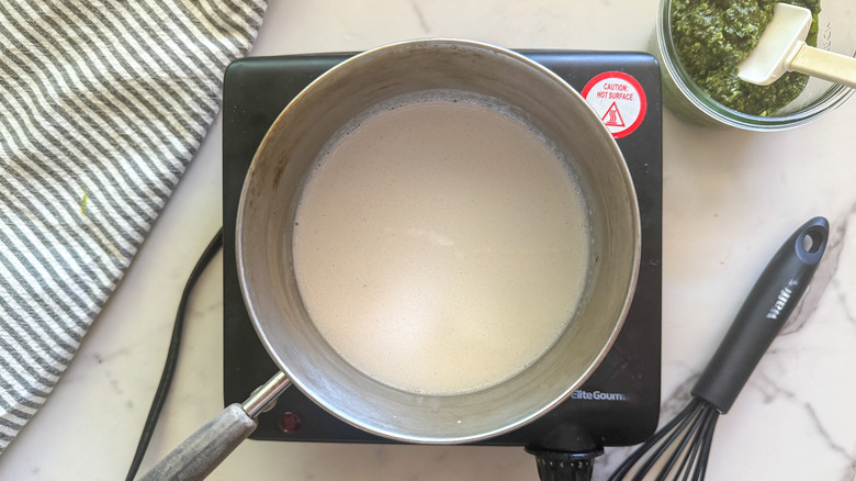 cream in small pot