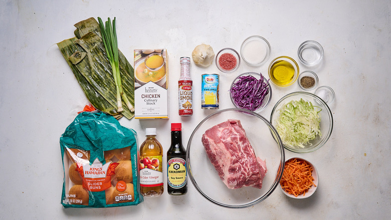 hawaiian kalua pork sandwich ingredients