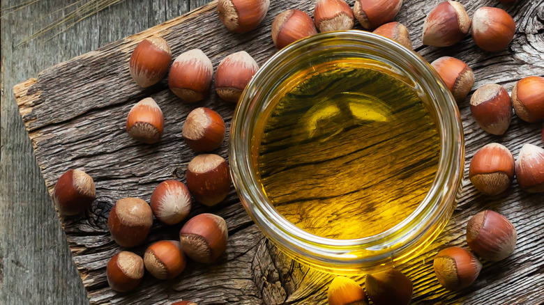 Hazelnut oil