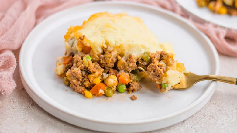 Slice of shepherd's pie