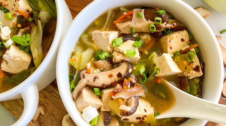 Shiitake mushroom soup