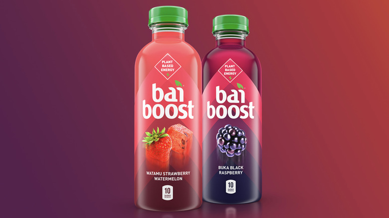 Two bottles of Bai Boost side by side