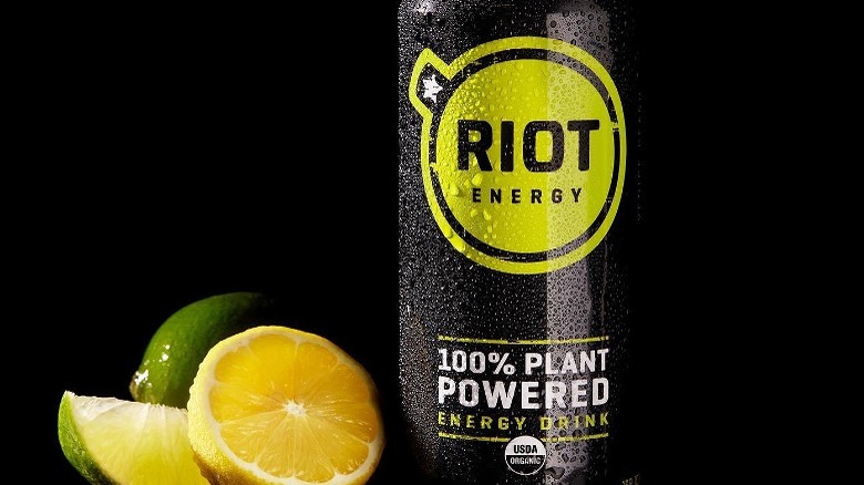 riot energy drink lemons limes