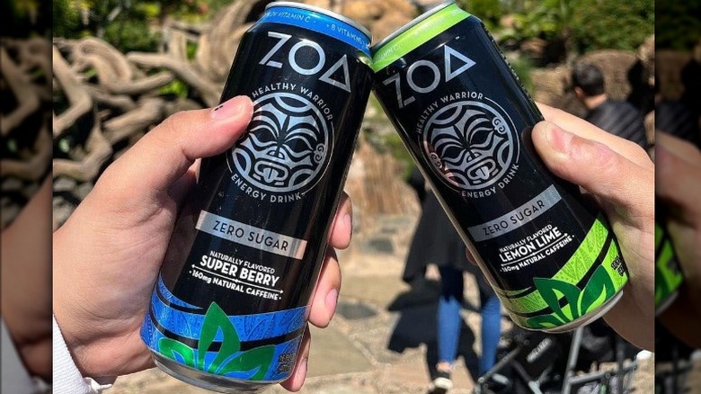 ZOA Zero Sugar drinks
