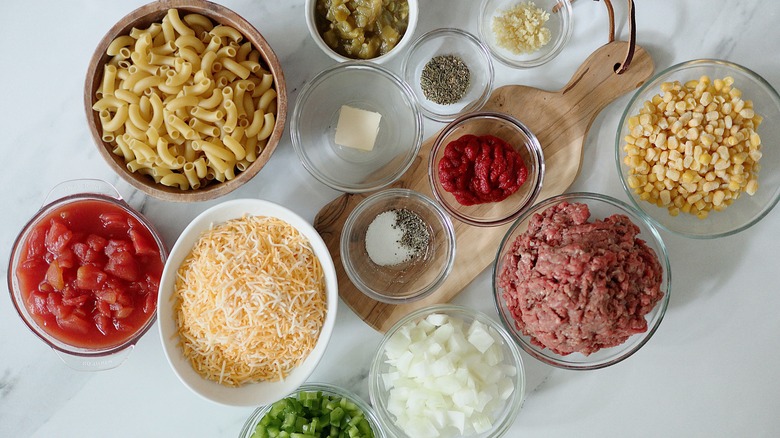 hamburger casserole ingredients