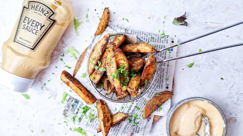 Every Sauce with potato wedges