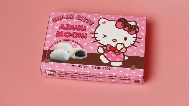 Box of red bean mochi