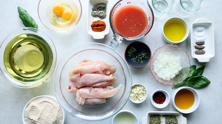 ingredients for chicken tenders