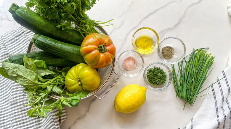 ingredients for salad