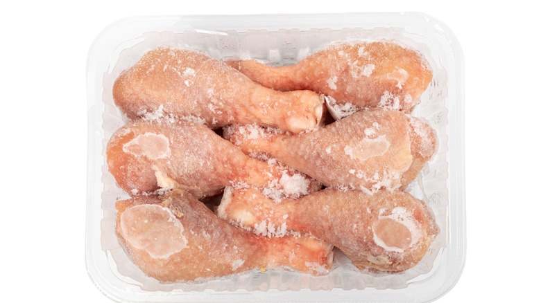 Frozen chicken drumsticks