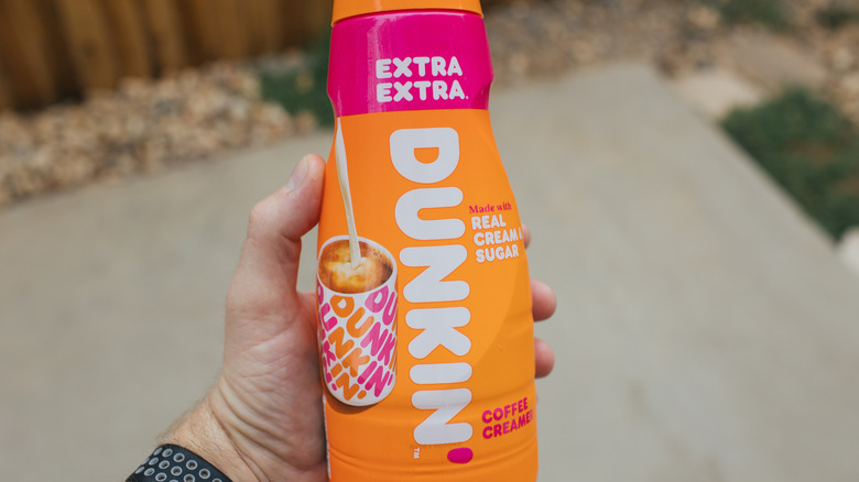 Bottle of Dunkin' Donuts Creamer