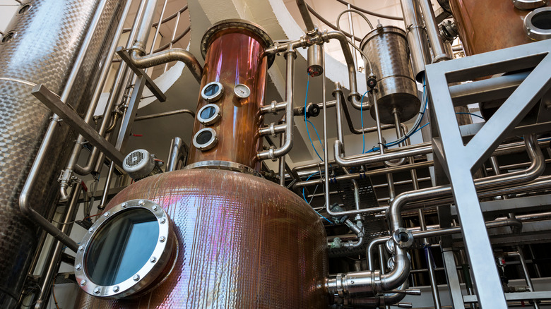 distillery for vodka making