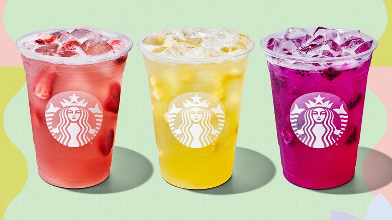 Different Starbucks Refreshers