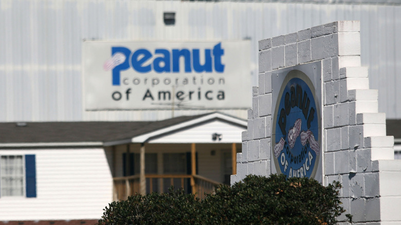 Peanut Corporation of America exterior and logos