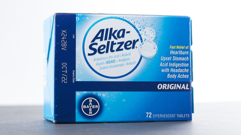 box of Alka-Seltzer tablets