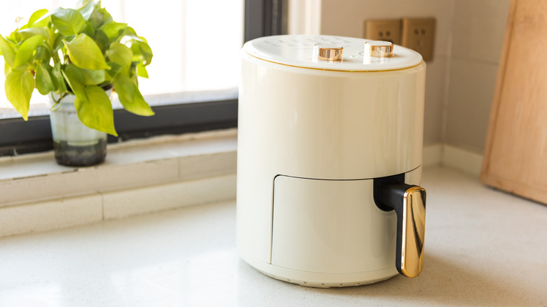 air fryer on countertop